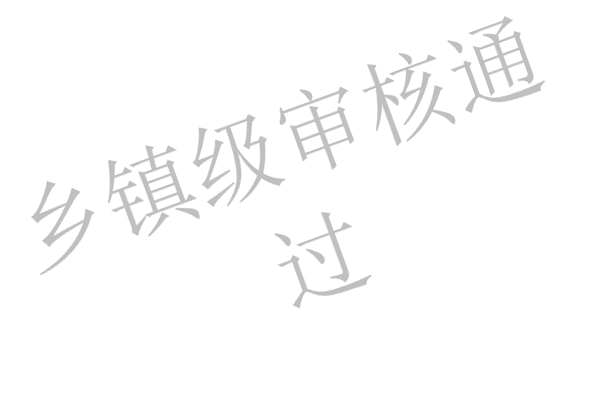 乡镇级审核通过